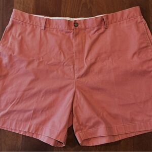 L.L. Bean Men's Flat Front Shorts - Pink